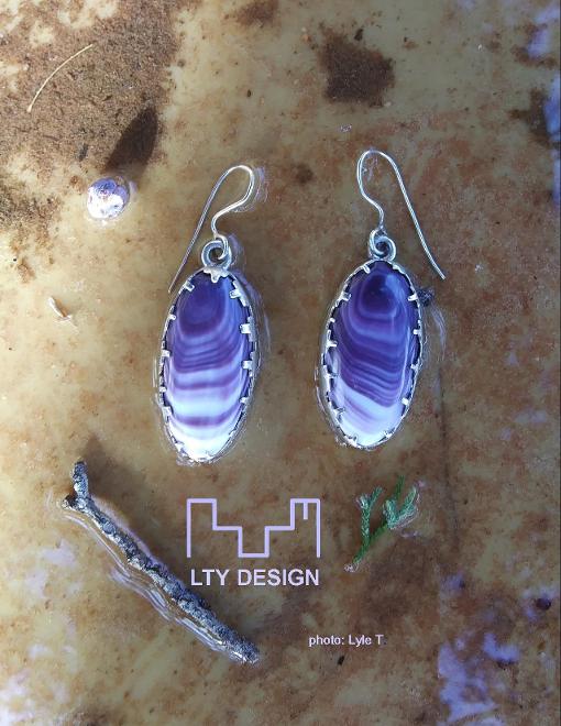 LTY Design Sterling Silver and Wampum shell