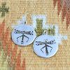 Sterling Silver Mimbres Dragonfly Earrings